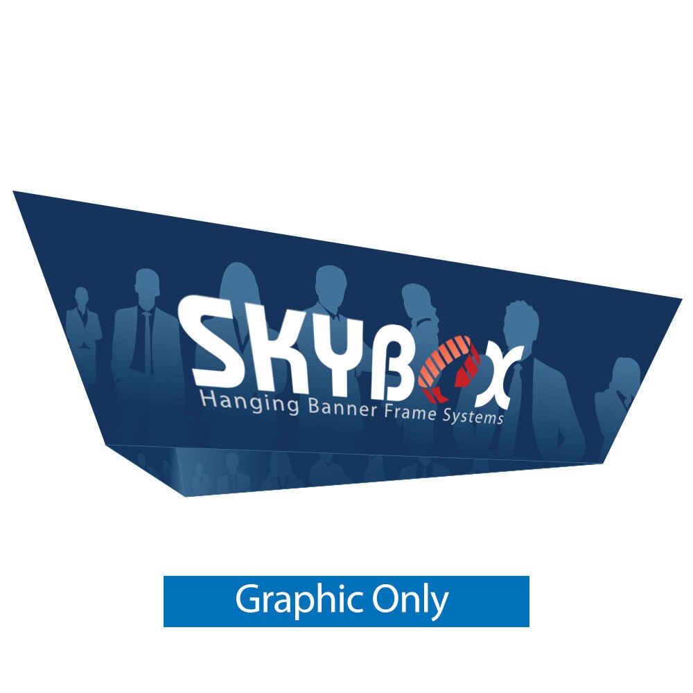 16x5 ft. Hanging Banner Tapered Triangle — Double Sided Graphic Only
